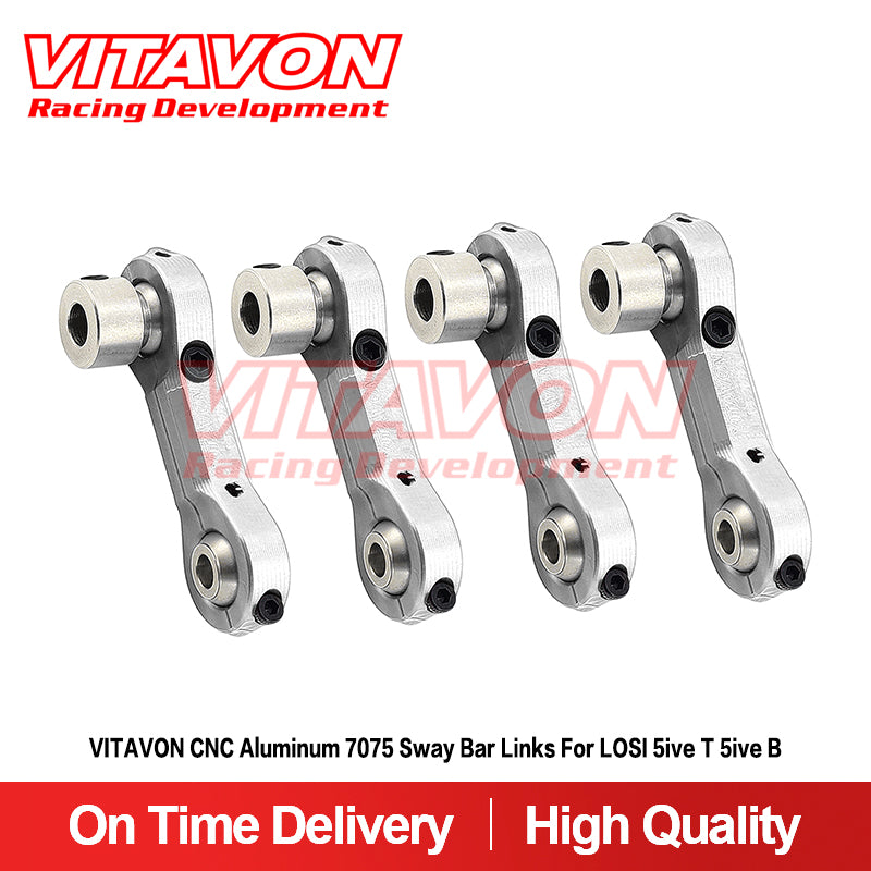 VITAVON CNC Aluminum 7075 Sway Bar Links For LOSI 5ive T 5ive B - Vitavon - 5T00035