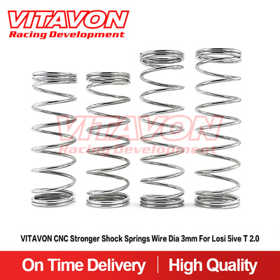 VITAVON CNC Stronger Shock Springs Wire Dia 3mm For Losi 5ive T 2.0 - Vitavon - 5T20041