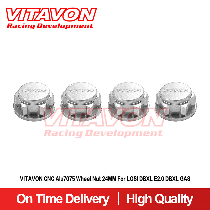VITAVON CNC Alu7075 Wheel Nut M18x1.5mm Thread For LOSI DBXL E2.0 DBXL GAS 5T 5B Vekta - Vitavon - K8S0052