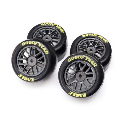 Goodyear Eagle Mounted Tires, Medium (4): NASCAR - LOS-1914
