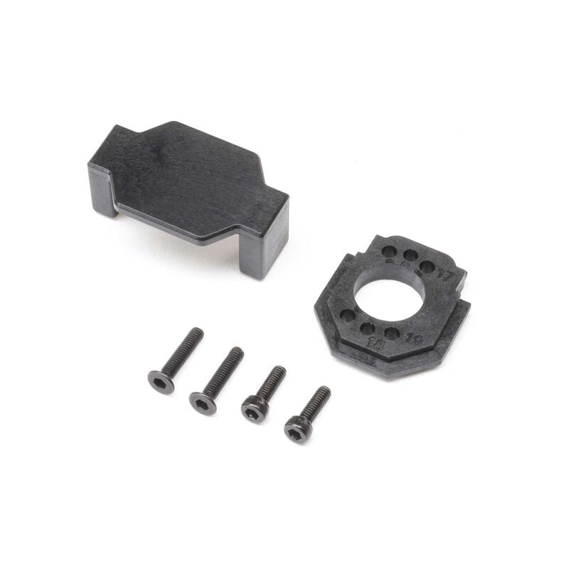 Servo & Motor Plate (17-19t) Set: NASCAR - LOS-1932