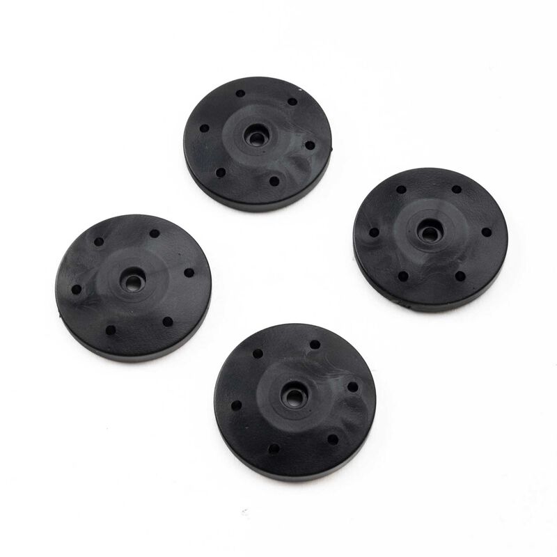 32mm Taper Shock Piston 2.0 x 6 (4): 5IVE-T 3.0 - LOS-3675