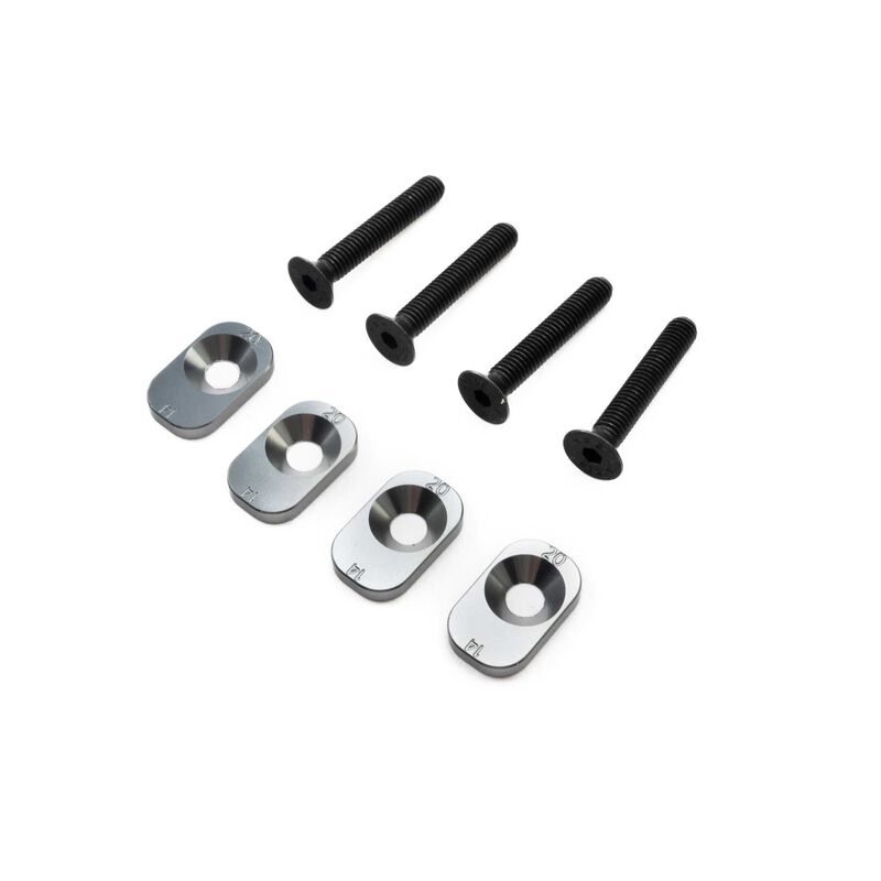 Motor Mount Insert 14 & 20 for 67T Spur: 5IVE-TE - LOS-3692