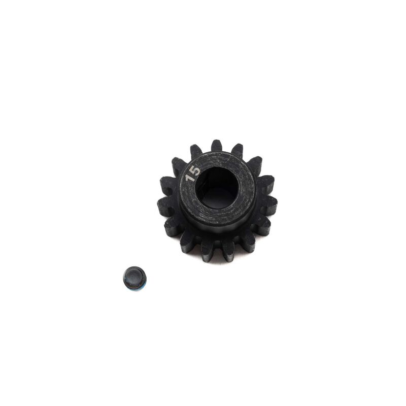 Pinion Gear 15T, Mod 1.5, 8mm "D" Shaft: 5IVE-TE - LOS-3740