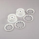1/5 Front/Rear 4.75 Wheel and Beadlock Set, 24mm Hex, White (2): 5ive-T 2.0