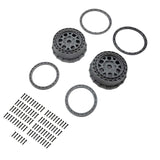 Wheel and Beadlock Set, Gray (2): 5IVE-T 3.0 - PRO287805