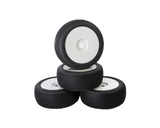 DIALED-RC V11 Soft 1/8 Buggy Tires  (Pre-mounted) (White Dish) (4) - DRC-9420-V11SG