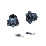 17mm Narrow Wheel Hubs (for TKR5580 axles, lightened, w/pins, 2pcs) - TKR5569