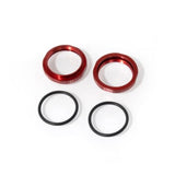 Shock Adjustment Collars (short, aluminum, RED ano, 2pcs)