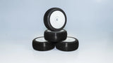 DIALED-RC V1 Super Soft 1/8 Buggy Tires Pre-Glued (Pre-mounted) (White Dish) (4) - DRC-9420-V1SSGWD