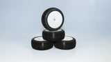 DIALED-RC V3 Super Soft 1/8 Buggy Tires Pre-Glued (Pre-mounted) (White Dish) (4) - DRC-9420-V3SSGWD