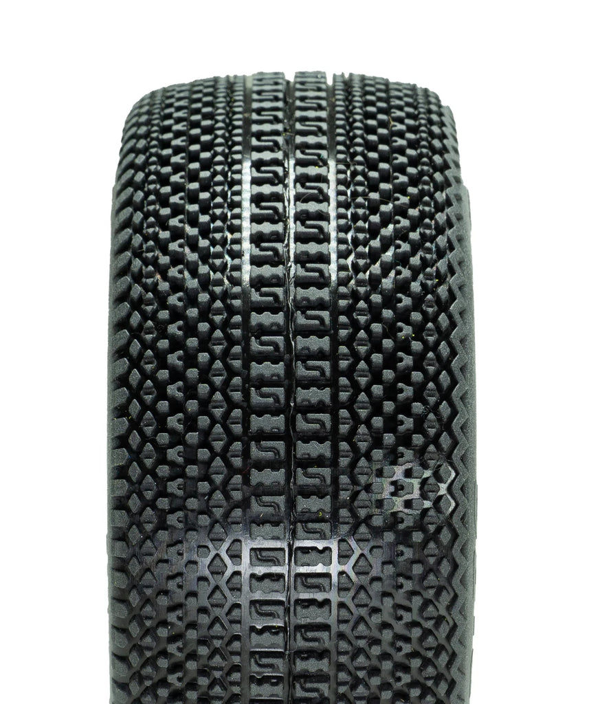 DIALED-RC V3 Super Soft 1/8 Buggy Tires Pre-Glued (Pre-mounted) (White Dish) (4) - DRC-9420-V3SSGWD