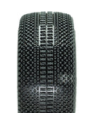 DIALED-RC V3 Super Soft 1/8 Buggy Tires Pre-Glued (Pre-mounted) (White Dish) (4) - DRC-9420-V3SSGWD