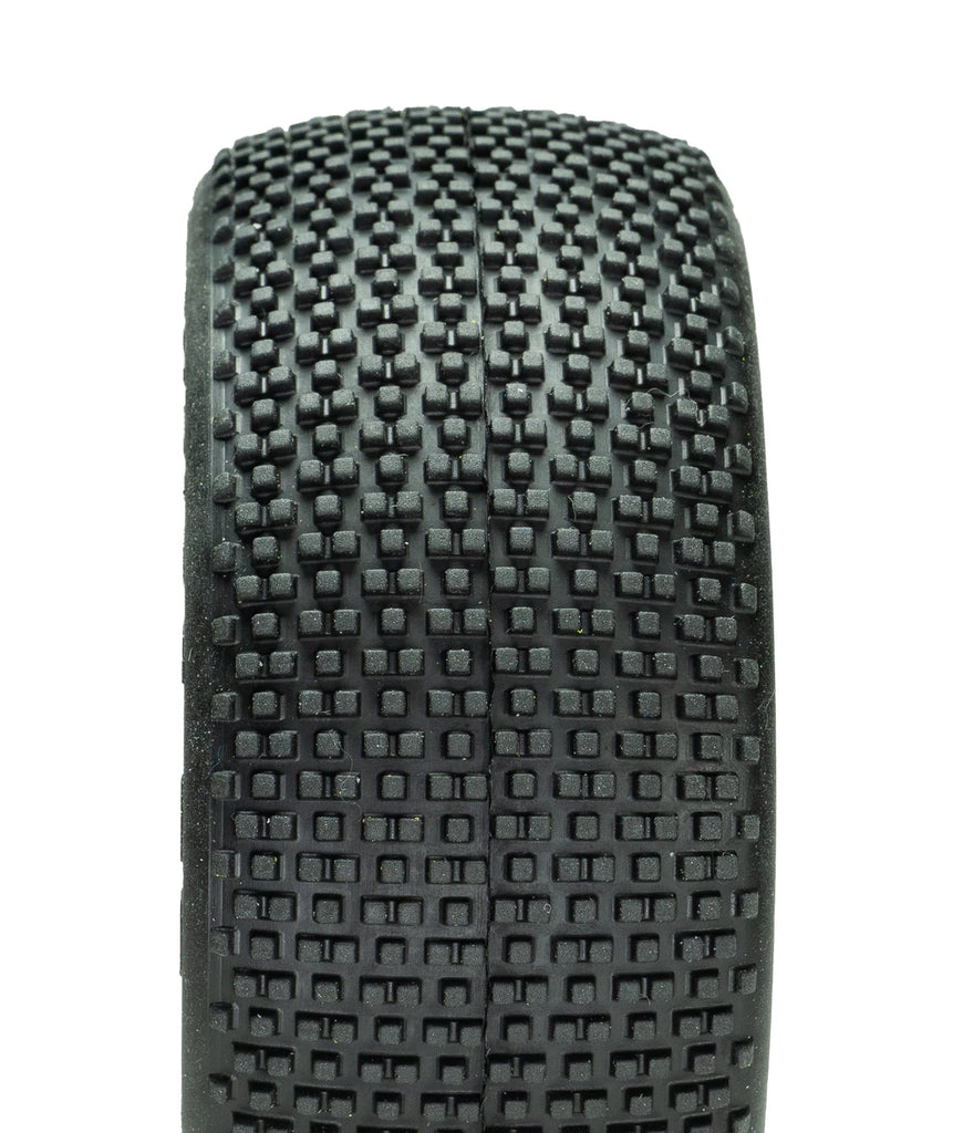 DIALED-RC V4 Super Soft 1/8 Buggy Tires Pre-Glued (Pre-mounted) (Yello ...