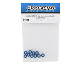 Team Associated 7.8x3.5x1.0mm Aluminum Hub Spacer Washer (Blue) (10) - ASC31388