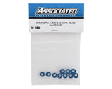 Team Associated 7.8x3.5x2.0mm Aluminum Hub Spacer Washer (Blue) (10) - ASC31389