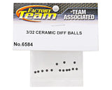 Team Associated 3/32" Ceramic Diff Balls (12) - ASC6584