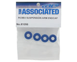 Team Associated Aluminum Suspension Arm End Cap RC8B3 (4)