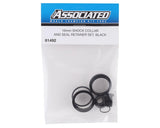Team Associated RC8B3.2/T3.2 16mm Shock Collar & Seal Retainer Set (Black)
