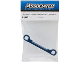 Team Associated RC8B4.1 Aluminum Angled Upper Link Mount (Blue)