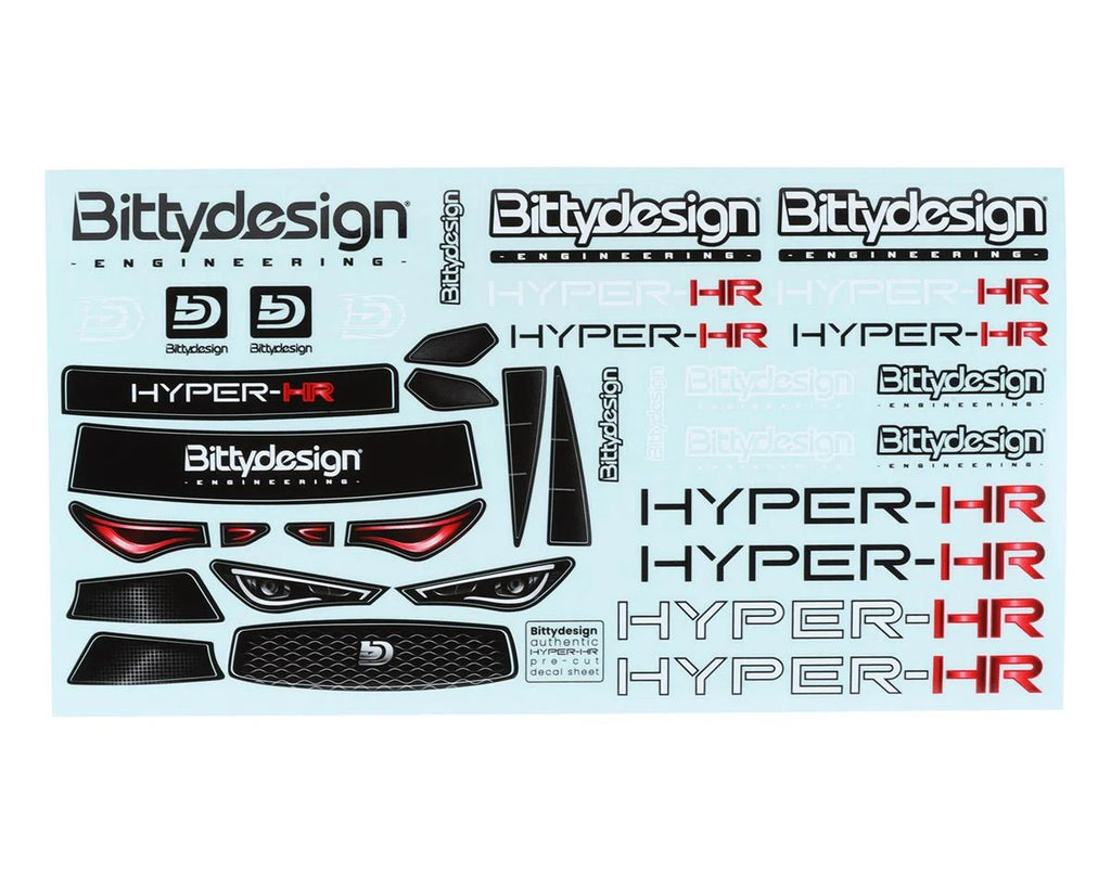 Bittydesign HYPER HR 1/10 Touring Car Body (Clear) (190mm) (Ultra Ligh ...