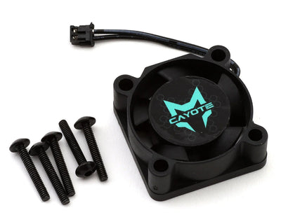 Cayote Crest RS60/RS80 25x25x10mm ESC Cooling Fan (Black/Aurora Green) - CYEAF1003