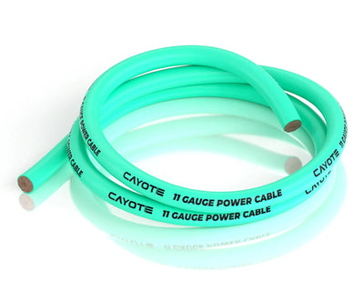 Cayote Thin-Wall Silicone Wire (Aurora Green) (1 Meter) (11AWG) - CYECW07