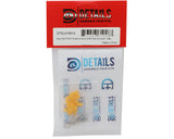 Hobby Details Easy Pull 1/10 RC Body Clips (Yellow) (4) - DTT-DTEL01051A