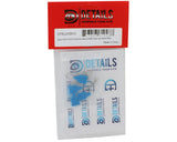 Hobby Details Easy Pull 1/10 RC Body Clips (Blue) (4) - DTT-DTEL01051C
