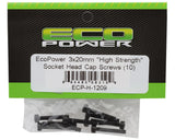 EcoPower 3mm "High Strength" Steel Socket Head Cap Screws (10) (3x20mm) - ECP-H-1209