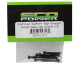 EcoPower 3mm "High Strength" Steel Socket Head Cap Screws (10) (3x25mm) - ECP-H-1211