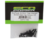 EcoPower 4mm "High Strength" Steel Socket Head Cap Screws (10) (4x14mm) - ECP-H-1304