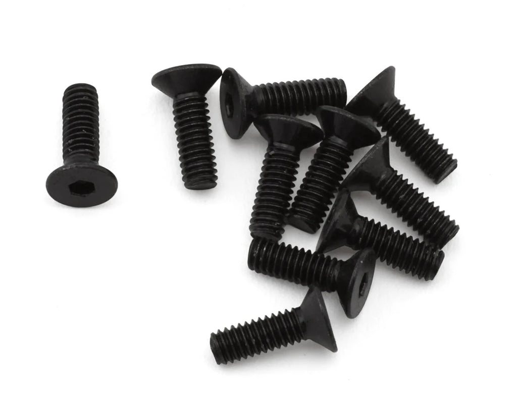 EcoPower 2.5mm "High Strength" Steel Flat Head Screws (10) (2.5x8mm) - ECP-H-2102