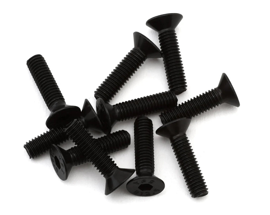 EcoPower 3mm "High Strength" Steel Flat Head Screws (10) (3x12mm) - ECP-H-2204