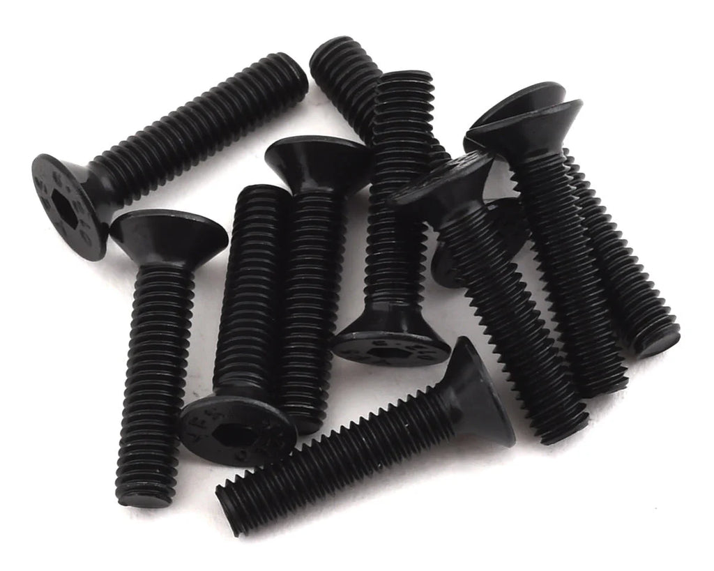 EcoPower 3mm "High Strength" Steel Flat Head Screws (10) (3x14mm) - ECP-H-2205