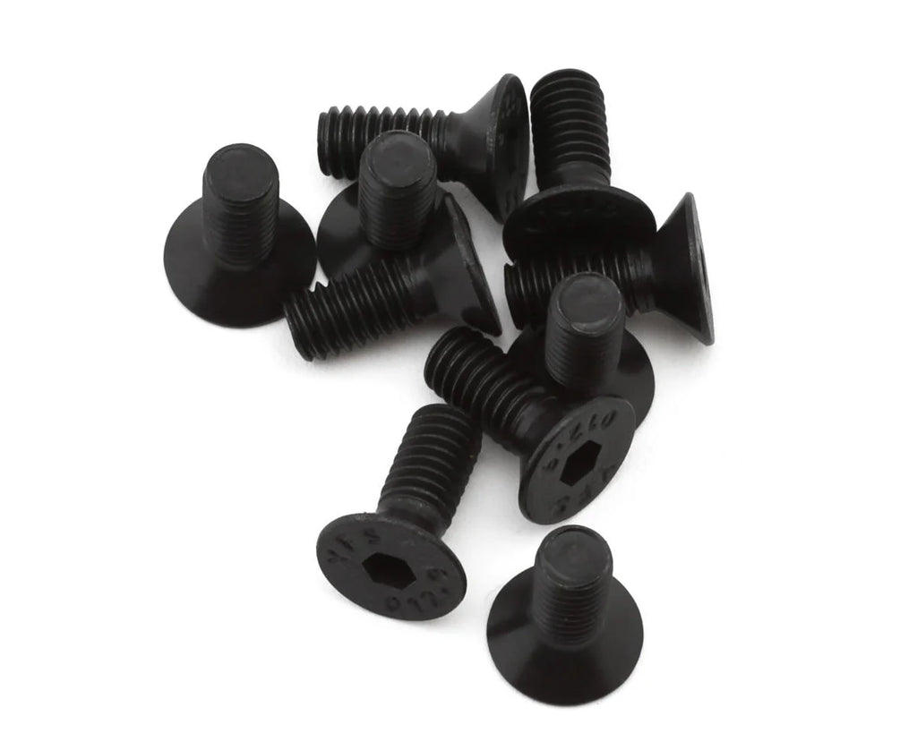 EcoPower 4mm "High Strength" Steel Flat Head Screws (10) (4x10mm) - ECP-H-2302