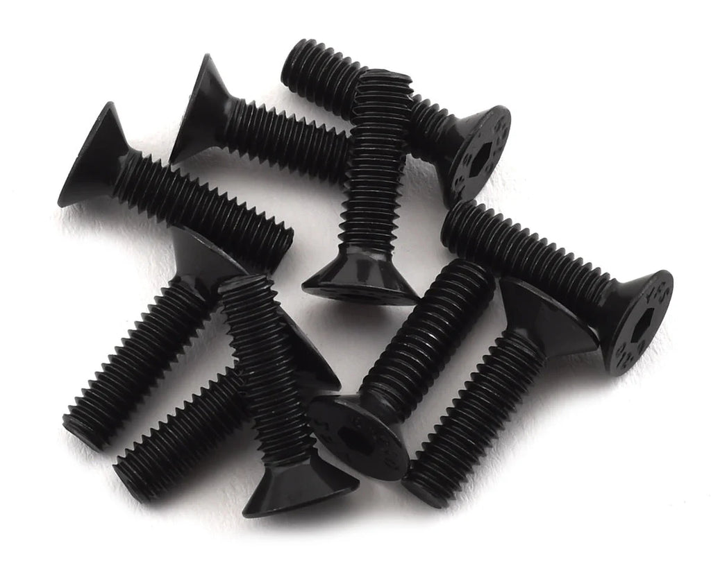 EcoPower 4mm "High Strength" Steel Flat Head Screws (10) (4x15mm) - ECP-H-2305
