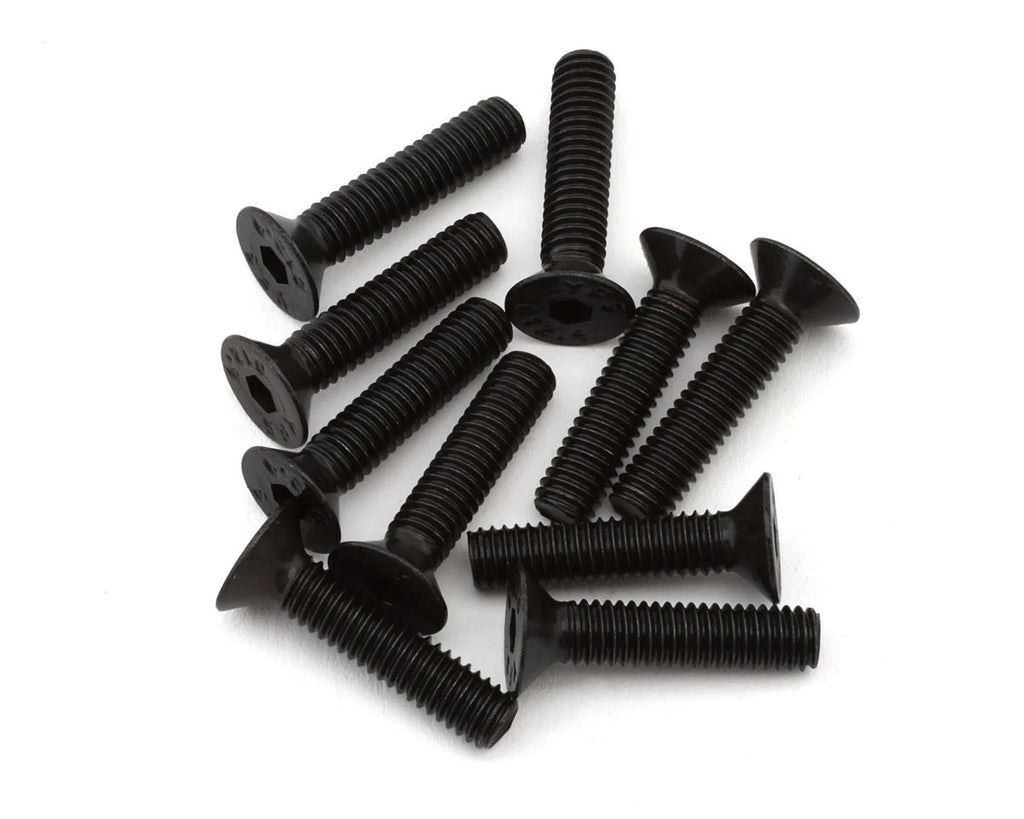 EcoPower 4mm "High Strength" Steel Flat Head Screws (10) (4x18mm) - ECP-H-2307
