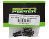 EcoPower 4mm "High Strength" Steel Flat Head Screws (10) (4x20mm) - ECP-H-2308