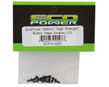 EcoPower 3mm "High Strength" Steel Button Head Screws (10) (3x6mm) - ECP-H-3201