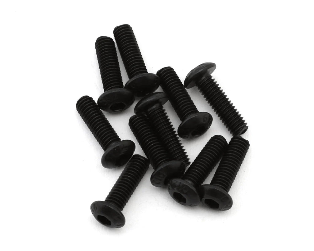 EcoPower 3mm "High Strength" Steel Button Head Screws (10) (3x10mm) - ECP-H-3203