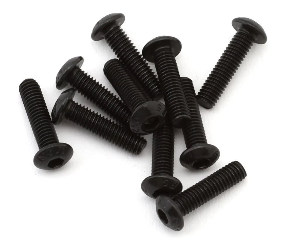 EcoPower 3mm "High Strength" Steel Button Head Screws (10) (3x12mm) - ECP-H-3204