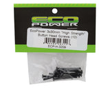 EcoPower 3mm "High Strength" Steel Button Head Screws (10) (3x30mm) - ECP-H-3209