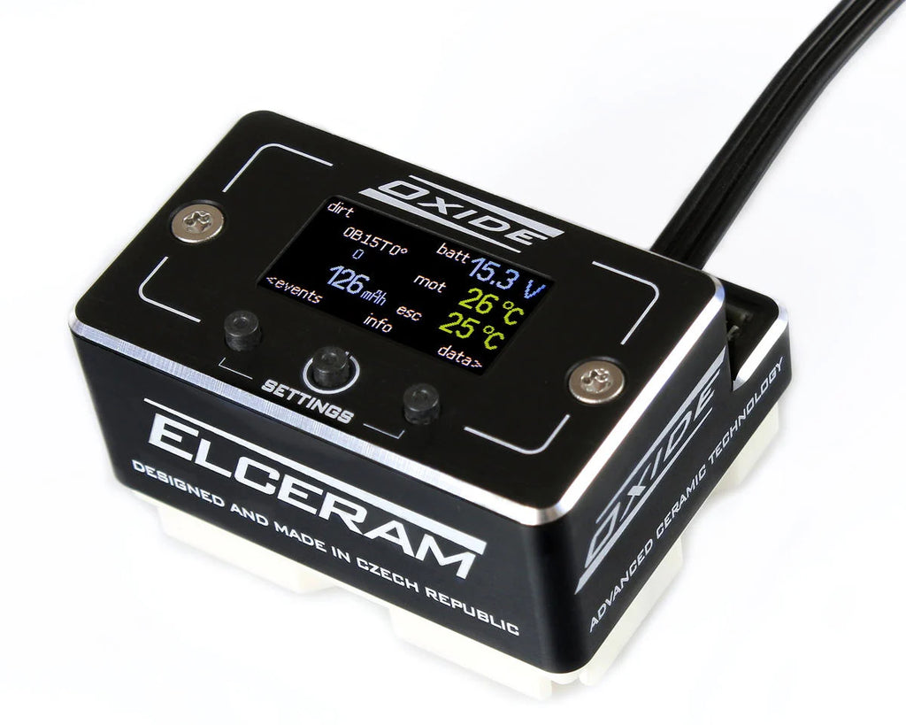 Elceram Oxide 1/8 Brushless ESC w/Color LCD Display - ELC011