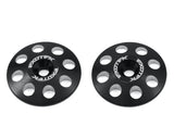 Exotek 22mm 1/8 XL Aluminum Wing Buttons (2) (Black) - EXO1665BLK