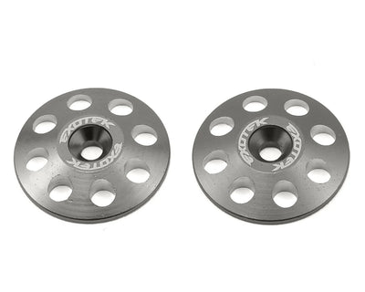 Exotek 22mm 1/8 XL Aluminum Wing Buttons (2) (Gun Metal) - EXO1665GUN