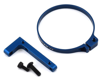Exotek 1/8 V2 E-Buggy Clamp On Fan Mount (Blue) - EXO1914BLU