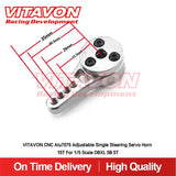 VITAVON Adjustable CNC Alu7075 Single Steering Servo Horn 15T For 1/5 Scale DBXL 5B 5T - Vitavon - DBXL087