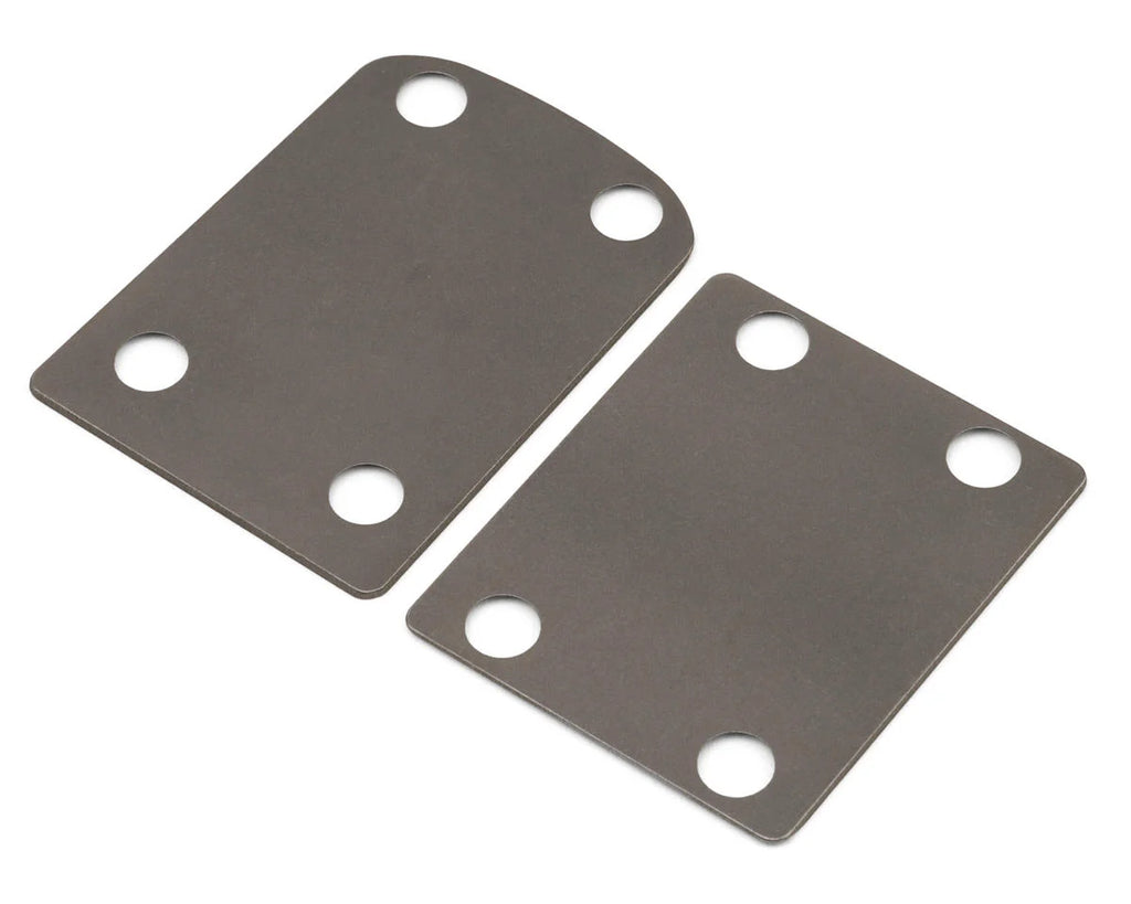 Flash Point Mugen Seiki MBX8/MBX8TLightweight Titanium Skid Plate Set (Front & Rear)