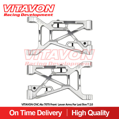 VITAVON CNC Alu 7075 Front Lower Arms For Losi 5ive T 2.0 - Vitavon - 5T20027
